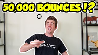 Bouncing A Table Tennis Ball 50000 Times In A Row [upl. by Onitram]