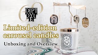 DIPTYQUE Holiday Collection Candles Carousel Set 2021 [upl. by Monica]