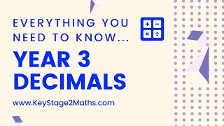 Year 3 Decimals  everything you need to know [upl. by Enalda251]