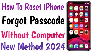 How To Reset iPhone Forgot Passcode  Remove iPhone Password  Unlock iPhone Passcode Lock [upl. by Yatnuahc11]