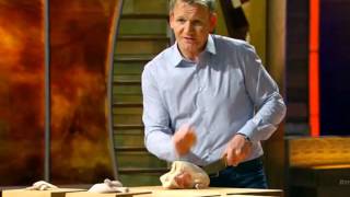 How to cut a whole chicken  Chef Gordon Ramsay in MasterChef US S05E13 [upl. by Nitsruk793]