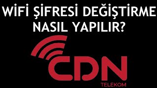 Cdn Telekom Wifi Şifresi Değiştirme Nasıl Yapılır [upl. by Kirred]