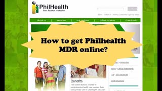 How to get Philhealth MDR online [upl. by Goody]