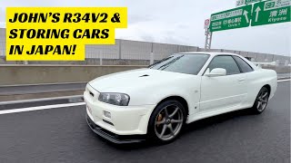 Johns GTR R34 V2 is off to CANADA amp Storing Cars In Japan [upl. by Aicssej912]