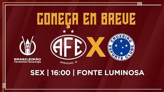 AO VIVO E COM IMAGENS  FERROVIÁRIA X CRUZEIRO  BRASILEIRÃO FEMININO A1 2024 [upl. by Kasper]