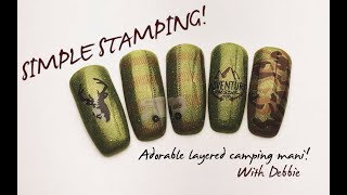 Learn Layered Camping Stamping POET [upl. by Ardnwahsal]