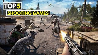 Top 5 best offline fps games for android amp ios  High graphics top offline games android amp ios [upl. by Marta]