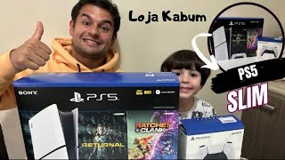 Console PlayStation 5 Slim Edição Digital Branco  2 Jogos [upl. by Lester830]