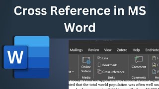 How do you add a cross reference in ms WordHow to make cross reference in Microsoft word [upl. by Nivlek618]