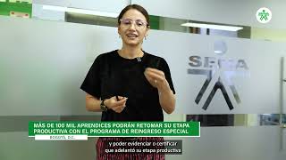 Reingreso Especial para Aprendices [upl. by Ecnerewal]