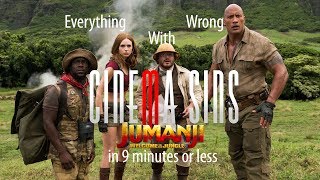 Everything Wrong With CinemaSins Jumanji Welcome to the Jungle in 9 Minutes or Less [upl. by Eirelav]