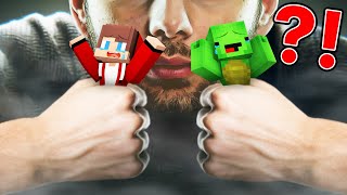 JJ and Mikey vs Real Human on Kitchen 2  Minecraft Maizen [upl. by Nevart36]