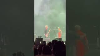 Green Day being rushed off stage at Detroit concert greenday [upl. by Ennael127]