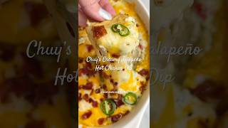 Chuy’s Creamy Jalapeño meets hot chicken dip recipe shorts gamedayfood appetizer [upl. by Zeb]