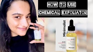 How To Use Chamical Exfoliator ❤️✨💕trending skincare makeup shorts utube [upl. by Joh384]