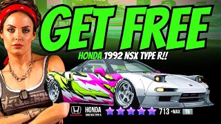 【CSR2】Noros Tuner Pit Event  CSR2 Get Honda 1992 NSX Type R For FREE  CSR2 Glitch [upl. by Mastic101]