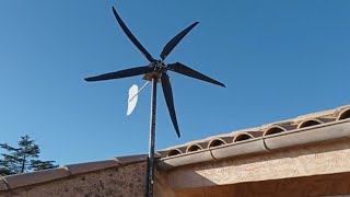 Construire une éolienne de A à Z avec alternateur 12 v [upl. by Azeel]