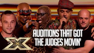 Auditions that got The Judges MOVIN  The X Factor UK [upl. by Atikir]