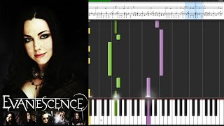 Evanescence  Imaginary  Piano Tutorial Piano Cover  Sheet Music [upl. by Ahsiner218]