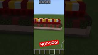 HOTDOG SUCULENTO😅🤓☝️buildminecraftshortsvaiprofycaramba [upl. by Ayanahs]