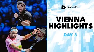 Berrettini vs Tiafoe THRILLER Dimitrov Zverev Paul in Action  2024 Vienna Day 3 Highlights [upl. by Einallem233]