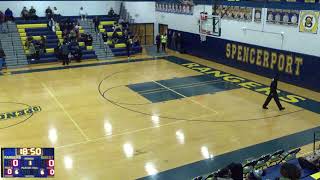 Spencerport High School vs RushHenrietta High School Boys Basketball [upl. by Emixam]