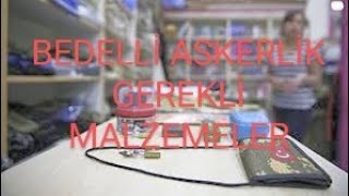 ISPARTA BEDELLİ ASKERLİK GEREKLİ MALZEMELERGÜNCEL ARALIK 2023 2024 [upl. by Oicneconi]