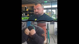 The reaction of Eddie Hall [upl. by Heyde]