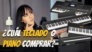 ¿Cuál teclado o piano compro 🎹 Te explico los tipos de piano  MARCELA [upl. by Phio]