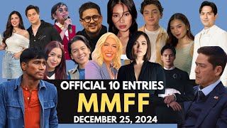 MMFF 2024 The Complete 10 Official Entries of Metro Manila Film Festival [upl. by Enuahs427]