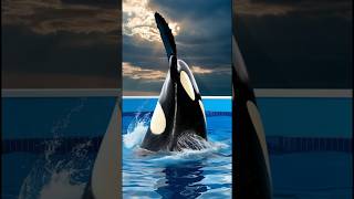 Killer Whales Gentle Giants with Deadly Skills shorts [upl. by Yelsna]