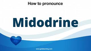 How to Pronounce Midodrine in American English Correctly [upl. by Ainerbas954]