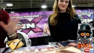 danielle panabaker meet amp greet comic conFanX 2017 [upl. by Airbma]