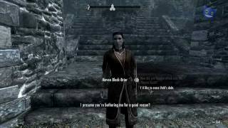 Lets Play Skyrim  78  Investigating Valds Debt [upl. by Gnik]