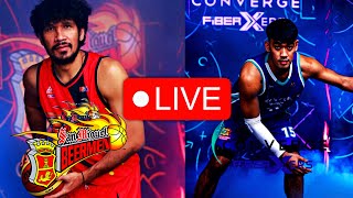 PBA LIVE SAN MIGUEL vs CONVERGE [upl. by Ilac]