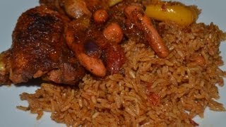 recette du Riz au gras  Jollof rice cuisine togolaise [upl. by Mosley]