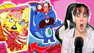 IM BACK FOR MORE HTF I Reacting to Happy Tree Friends  Episode 9 [upl. by Ornstead]