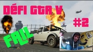 GTA 5  Défi 2 FAIL  Voler un chasseur dans une base militaire [upl. by Ahteral]