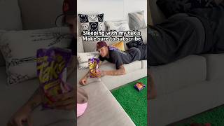 Stranger Sleeping With Takis short funny [upl. by Lehcor]