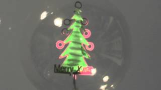 Merry Xmas Neon Glow Lamp [upl. by Kutzenco]