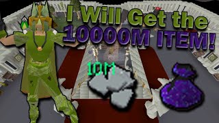 I WILL GET THE 10000M ITEM RuneX RSPS Road to all Achievements Episode 8  1000 Giveaway winners [upl. by Drusi]