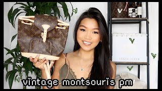 LOUIS VUITTON MONTSOURIS PM  REPAIR PRICING BEFORE amp AFTER amp PROCESS [upl. by Fitzger]