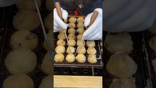 Amazing skill of Takoyaki Master  Korean Street Food shortvideo [upl. by Colette]