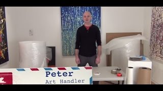 How to Safely Pack Paintings for Shipping [upl. by Hilel224]