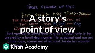 A storys point of view  Reading  Khan Academy [upl. by Eimrots]