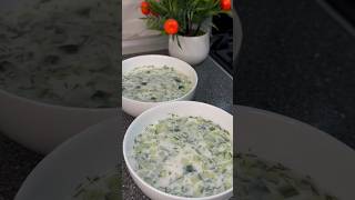 Muzdekkina okroshka😍 inst iriskulovadinaraa food recipe cooking easyrecipe [upl. by Morgenthaler91]