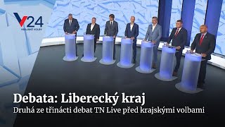 Předvolební debata Liberecký kraj  Krajské volby 2024 [upl. by Rabaj]