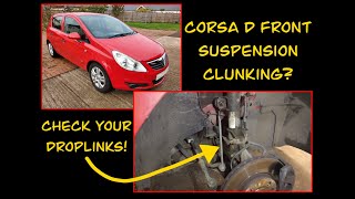 Corsa D suspension clunking on uneven roads Check your droplinks [upl. by Eniladam]