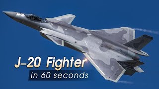 J20 Fighter in 60 seconds [upl. by Ennovaj]