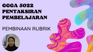 PEMBINAAN RUBRIK ANALITIK DAN HOLISTIK KUMPULAN 7  SET 6 DPLI UKM 2223 [upl. by Duthie]